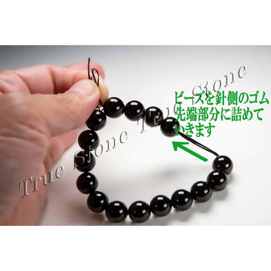 オペロンゴム ブレスレット 制作 修理 全13種類 パワーストーン 通し針