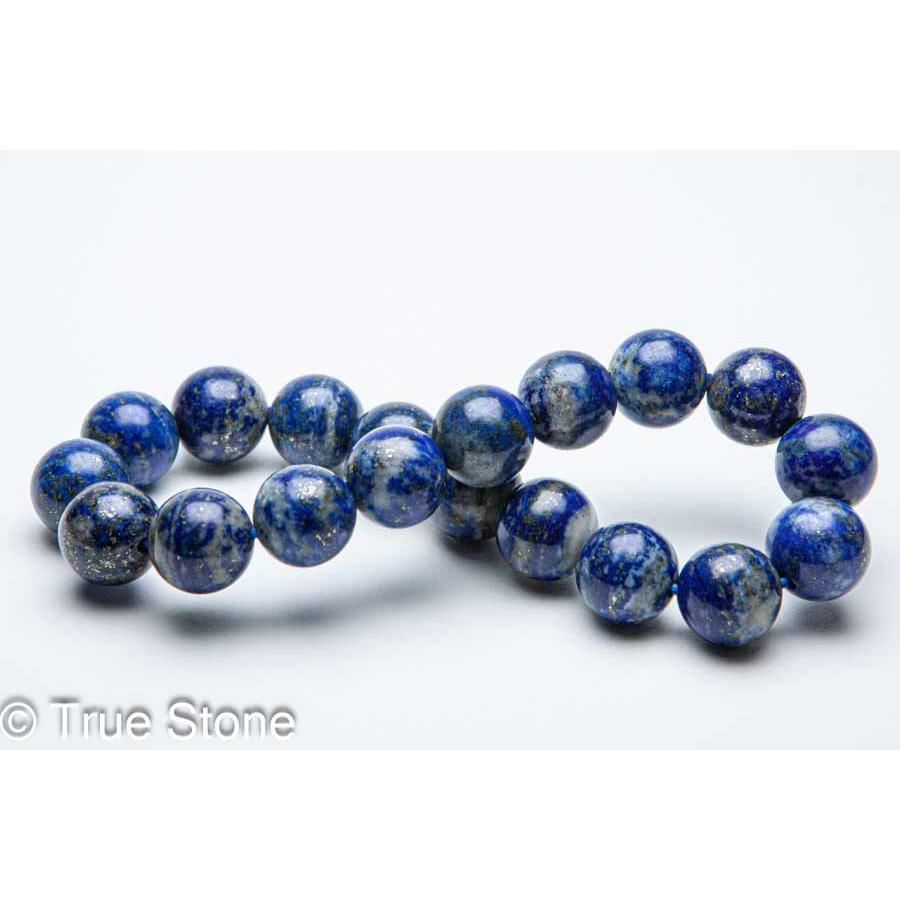 天然 ラピスラズリ ブレスレット 10mm 染色 着色 溶錬一切無し