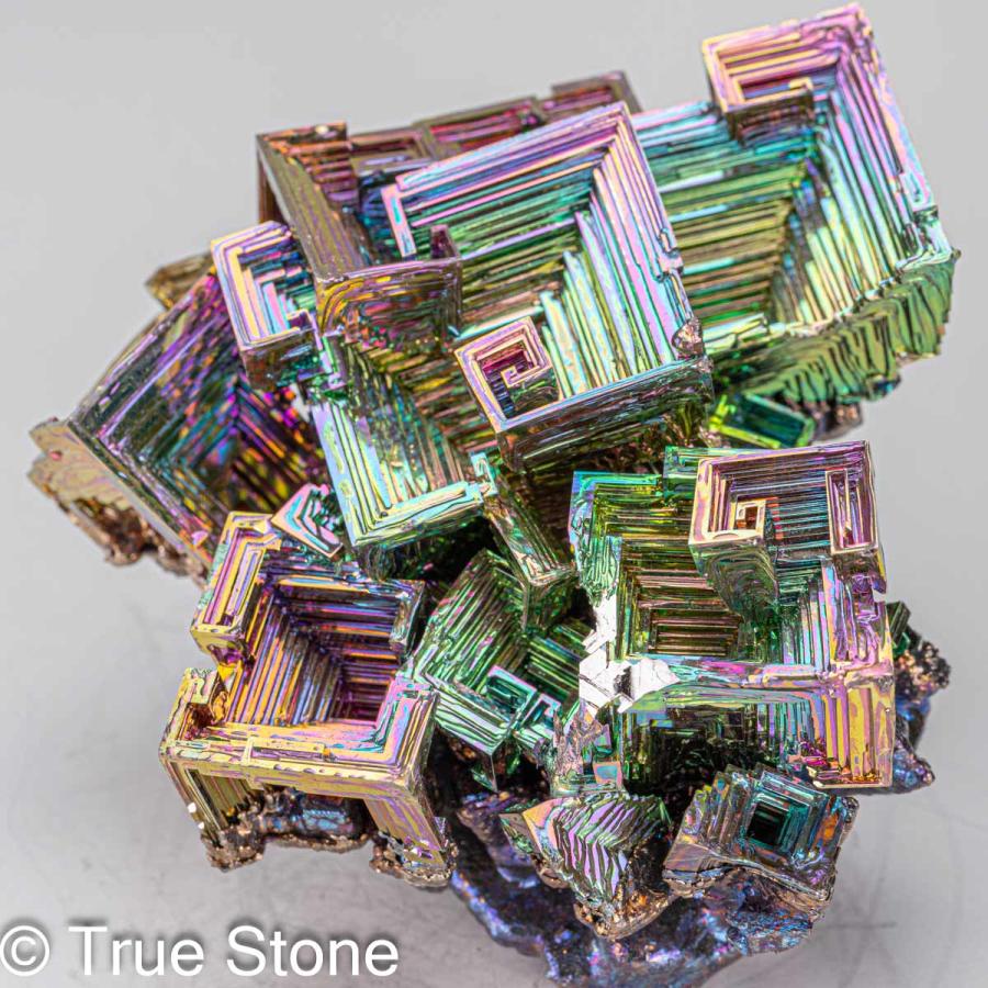 希少 巨大 ビスマス 人工結晶 重量 1092g 元素記号 Bi 原子番号 83