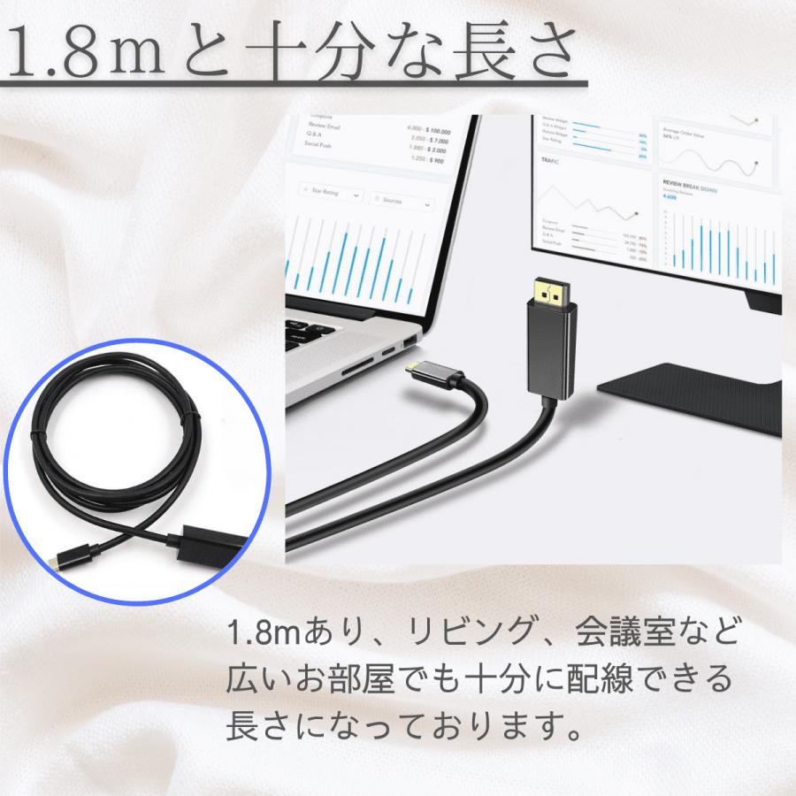 type-c HDMI  変換ケーブル usb iphone タイプc 変換ケーブル  2m 1ｍ android タブレット｜true-store6508｜04
