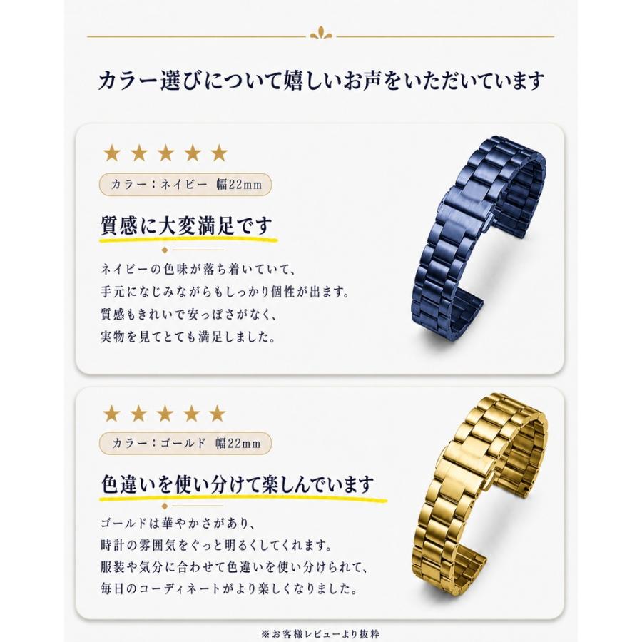 腕時計 ベルト 交換 バンド ステンレス スマートウォッチ 調整 16mm