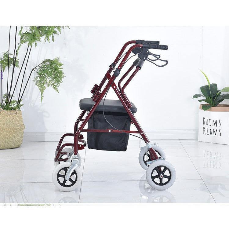 シルバーカー 車椅子 軽量 折りたたみ 手押し車 歩行器 高齢者 屋外 老人 家庭 買い物 散歩 コンパクト 小型 ノーパンク 介助 持ち運び 買い物カート 
