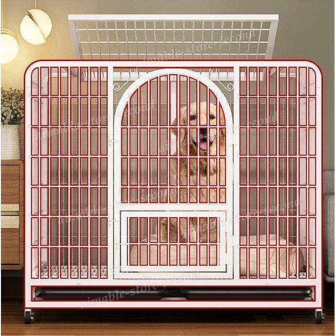 新春SALE！ ペットケージ 犬檻 犬小屋 ケージ ペットサークル ドッグケージ ペットフェンス 小型 大型 中型犬用 ペット用品 キャスター付き 【1993217718】(12499円)