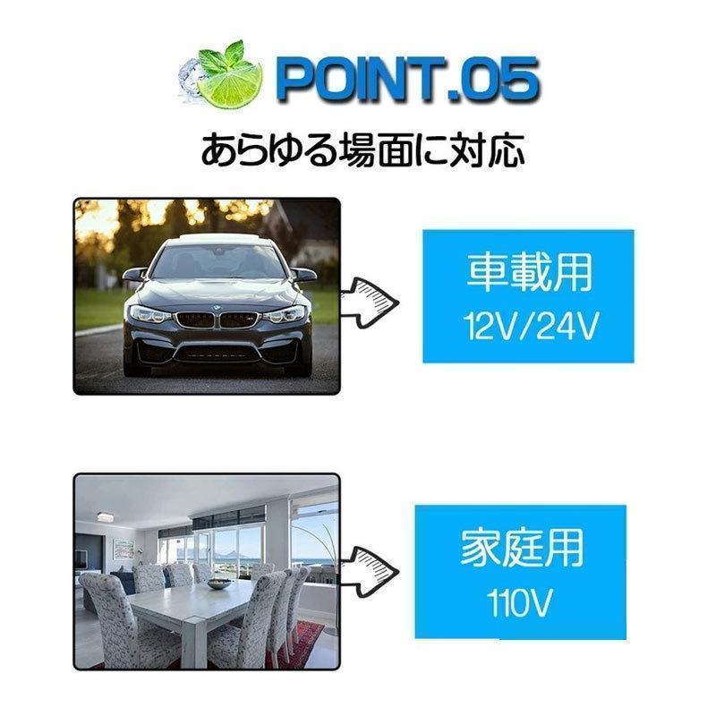 ポータブル冷蔵庫 車載冷蔵庫 8L ポータブル冷凍 冷蔵庫 -10℃?65℃設定可能 急速冷凍 小型 AC110V/DC12V 電源式 4WAY電源対応 一台2役 小型冷温庫 2022新品｜truejoystore｜06