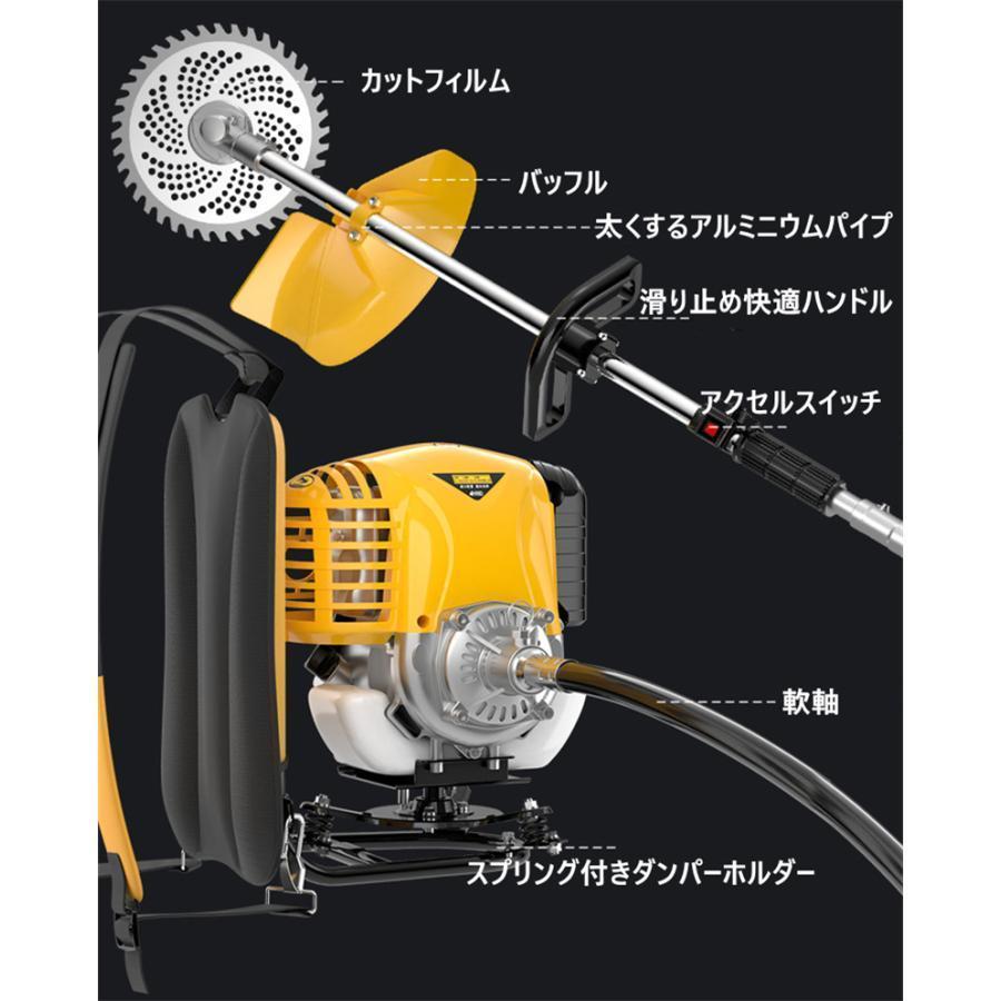 芝刈機 草刈り機 背負式 多機能 4サイクルエンジン 排出量49 cc 平地/斜面｜truejoystore｜10