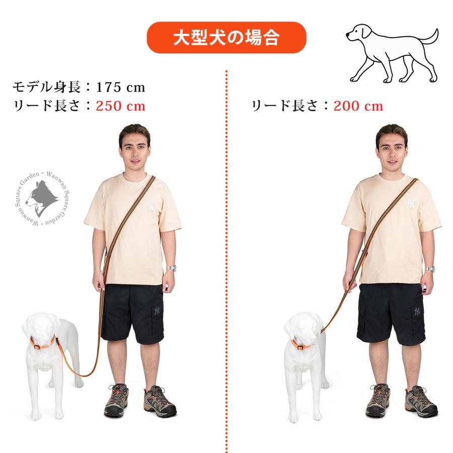 犬 リード Truelove ショルダーリード ダブルリード 2頭引き 多機能