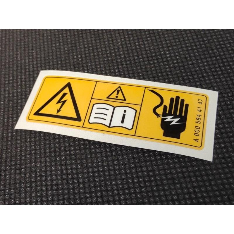 Mercedes-Benz（メルセデス・ベンツ） 純正 部品 コーションラベル・高