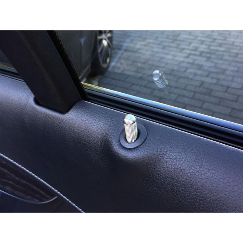 Mercedes-Benz 純正 部品 アルミ調・ドア・ロックピン・中部品＋外部品