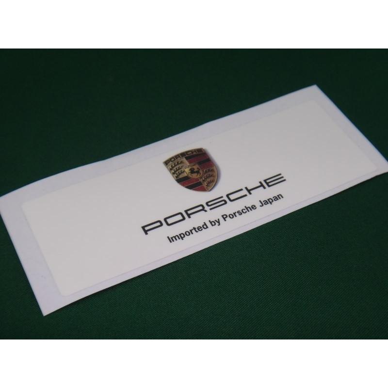 本物) Porsche 純正 部品 Imported by Japan ステッカー(日本
