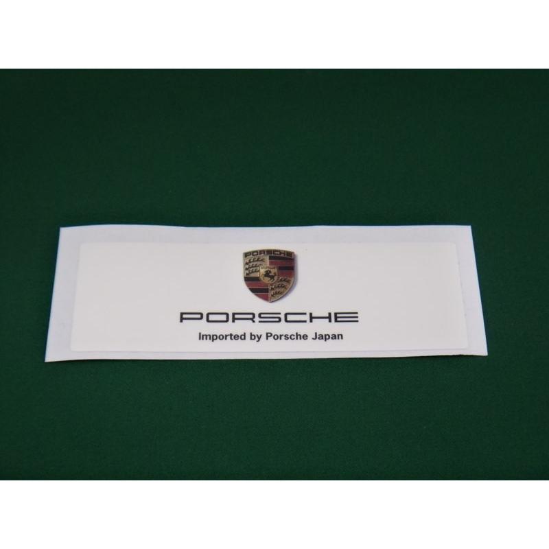 本物) Porsche 純正 部品 Imported by Japan ステッカー(日本仕様正規