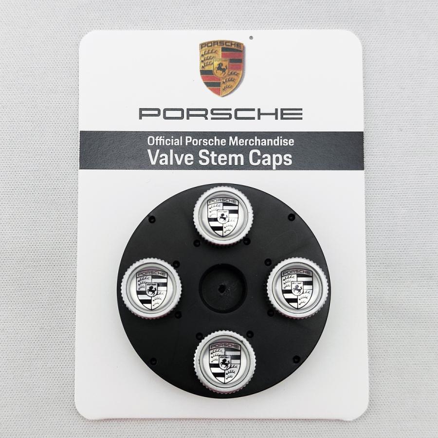 Porsche 純正 部品 シルバー・クレスト・エンブレム・エアーバルブ