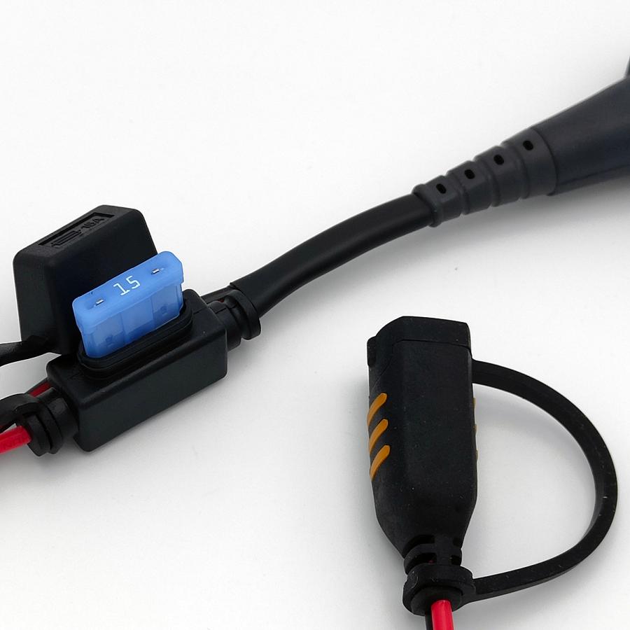 マグネット・アダプター・ケーブル (CTEK充電器用コネクター+ヒューズ
