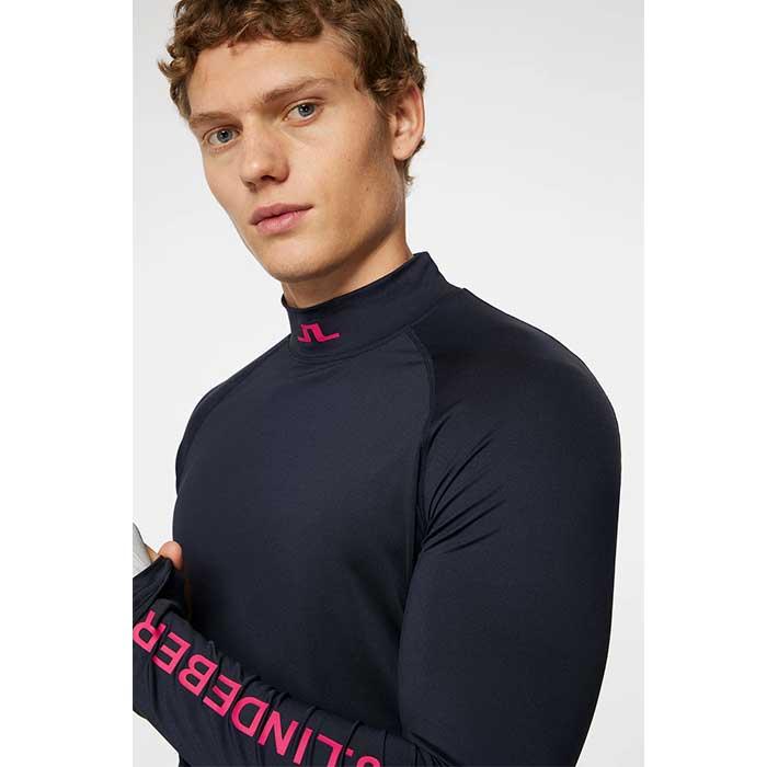 J.LINDEBERG（ジェイリンドバーグ） モックシャツ 長袖 メンズ ゴルフ