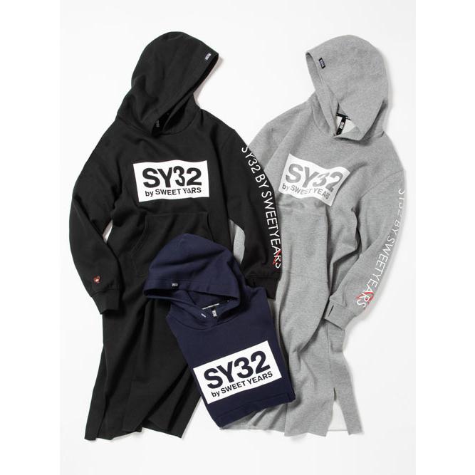 Sy32 By Sweetyears ワンピース レディース おしゃれ ブランド スエット パーカー 100 100 Lifestyle Select Store Trues 通販 Yahoo ショッピング