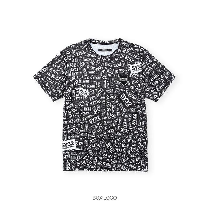 SY32 by SWEET YEARS 総柄 半袖Tシャツ　メンズウェア SY32 by SWEET YEARS（エスワイサーティトゥバイスィートイヤーズ
