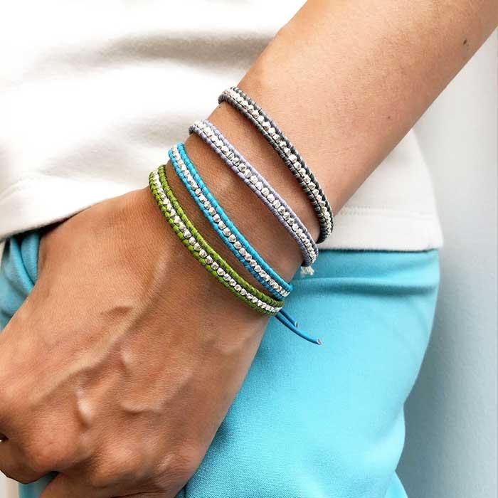 CHAN LUU チャンルー ブレスレット メンズ レディース シルバー 925 革 