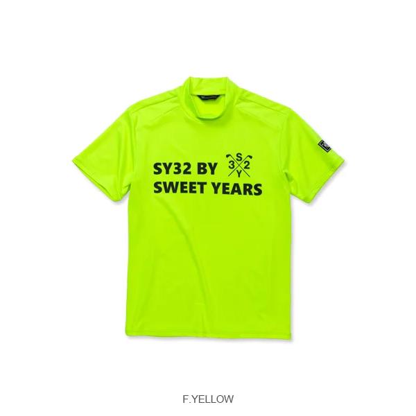 予約特典 お取り寄せ SY32 by SWEET YEARS モックネックシャツ メンズ ブランド おしゃれ ゴルフ スポーツ 11305-4-24ss