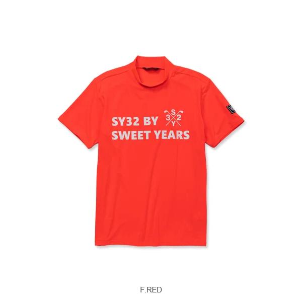 お取り寄せ SY32 by SWEET YEARS モックネックシャツ メンズ ブランド おしゃれ ゴルフ スポーツ 11305-4-24ss