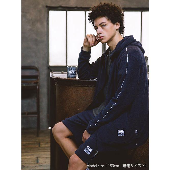 SY32 by SWEET YEARS パーカー パイル生地 おしゃれブランド スポーツ ゴルフ 12006 SY32 by SWEET YEARS（エスワイサーティトゥバイスィートイヤーズ
