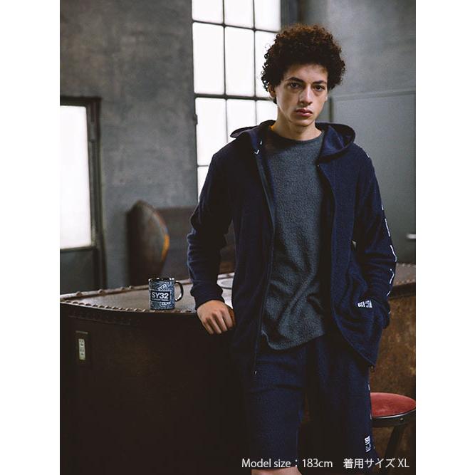 SY32 by SWEET YEARS Tシャツ 半袖 パイル地 おしゃれ ブランド リゾート 海 12033 SY32 by SWEET YEARS（エスワイサーティトゥバイスィートイヤーズ