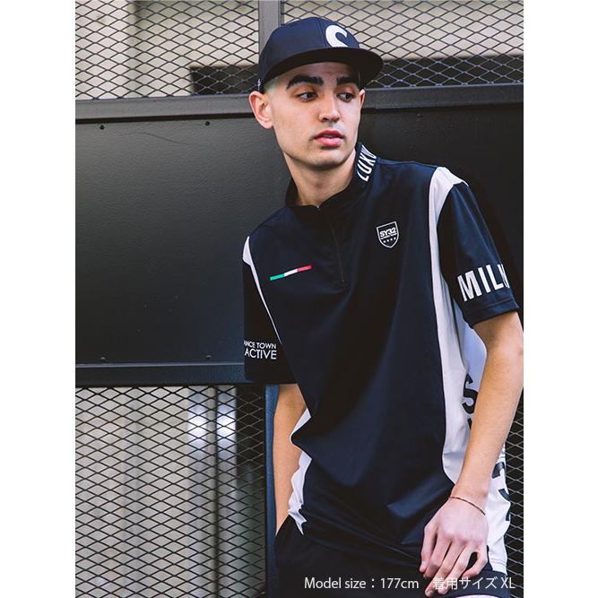 SY32 by SWEET YEARS シャツ 半袖 メンズ レディース おしゃれ ブランド ゴルフ スポーツ ウェア ジップアップ 12201