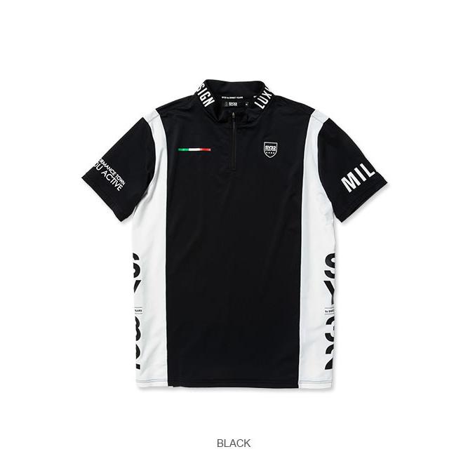 SY32 by SWEET YEARS シャツ 半袖 メンズ レディース おしゃれ ブランド ゴルフ スポーツ ウェア ジップアップ 12201 SY32 by SWEET YEARS（エスワイサーティトゥバイスィートイヤーズ