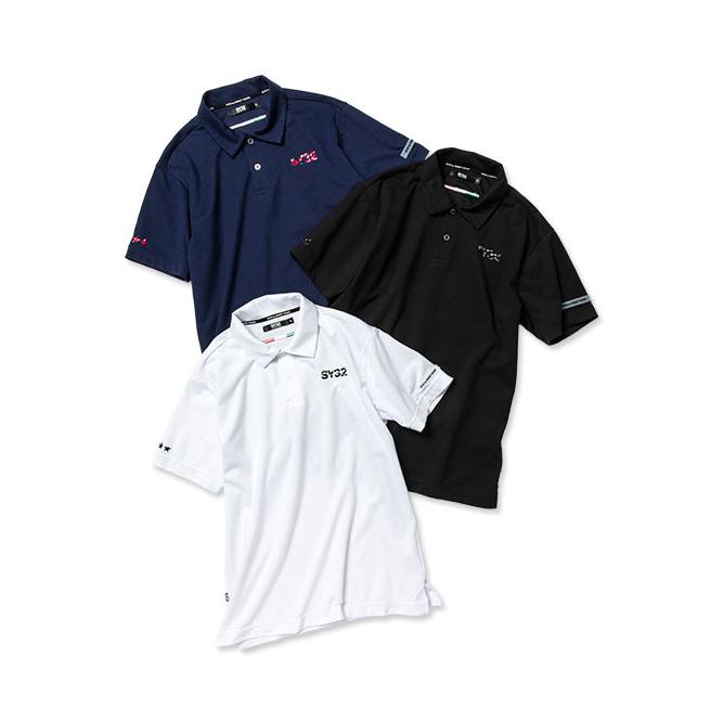 SY32 by SWEET YEARS ポロシャツ 半袖 おしゃれ ブランド ゴルフ