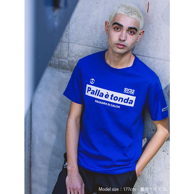 SY32 Tシャツ 半袖 メンズ レディース おしゃれ ブランド スポーツ サッカー ウェア CATENACCIO 12229J SY32 by SWEET YEARS（エスワイサーティトゥバイスィートイヤーズ