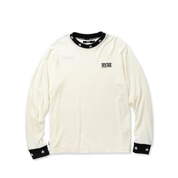 SY32 by sweet years Tシャツ 長袖 モック メンズ レディース おしゃれ ブランド ゴルフ ウェア サッカー スポーツ 12514 SY32 by SWEET YEARS（エスワイサーティトゥバイスィートイヤーズ