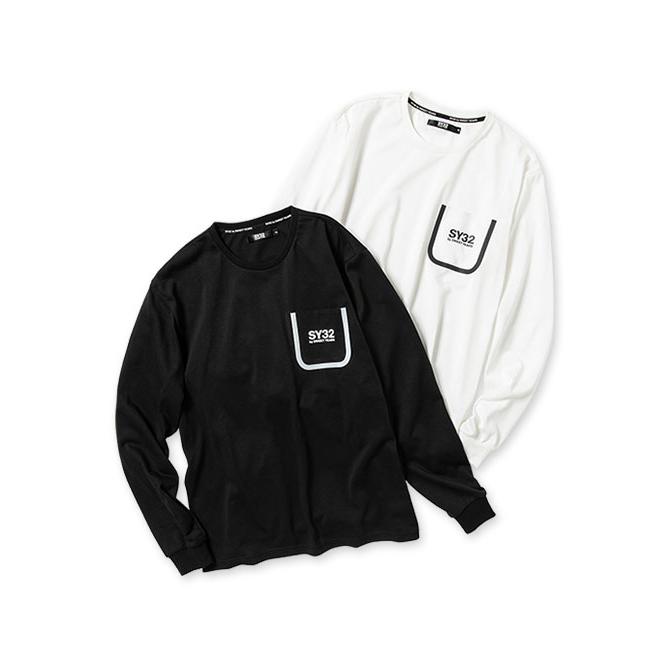 SY32 by SWEET YEARS Tシャツ 長袖 メンズ レディース おしゃれ ブランド 13023 ポケT SY32 by SWEET YEARS（エスワイサーティトゥバイスィートイヤーズ