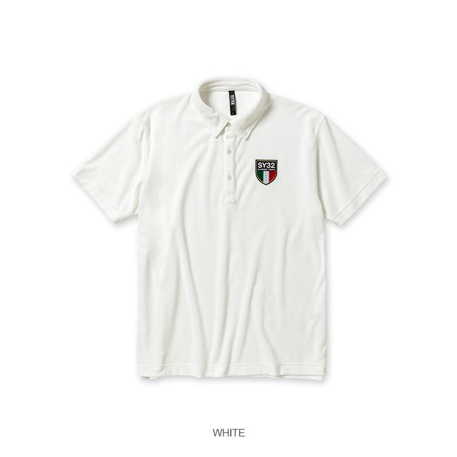 SY32 by SWEET YEARS GOLFメンズ 半袖ポロ　ベージュ SY32 by SWEET YEARS（エスワイサーティトゥバイスィートイヤーズ