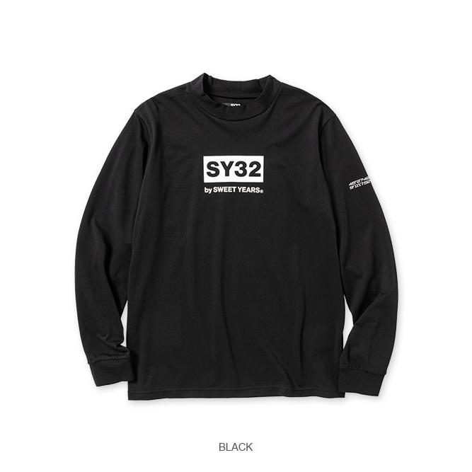SY32 by SWEET YEARS Tシャツ 長袖 メンズ レディース モックシャツ おしゃれ ブランド ゴルフ 13041 SY32 by SWEET YEARS（エスワイサーティトゥバイスィートイヤーズ