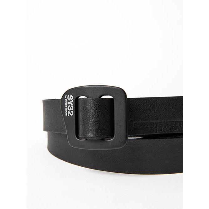 SY32 ベルト【新品未使用】 SY32 by SWEET YEARS - LOGO EMBOSS BELT | ベルト | ブラック