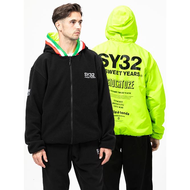 SY32 by SWEET YEARS リバーシブル フリースパーカー メンズ ブランド おしゃれ かっこいい ゴルフ スポーツ サッカー メンズ 13482 お取り寄せ商品 SY32 by SWEET YEARS（エスワイサーティトゥバイスィートイヤーズ