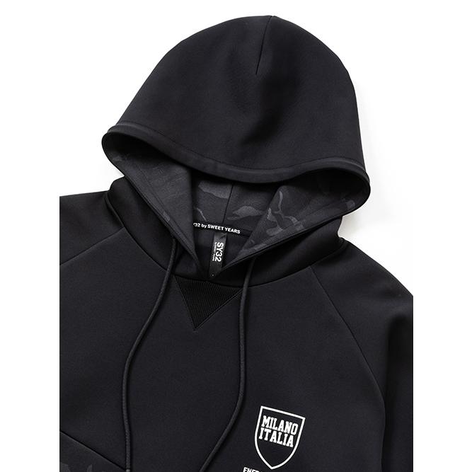 SY32 by SWEET YEARS パーカー ダンボールニットプルオーバーフーディー メンズ ブランド おしゃれ ゴルフ スポーツ セットアップ エンボスカモ 13510 SY32 by SWEET YEARS（エスワイサーティトゥバイスィートイヤーズ