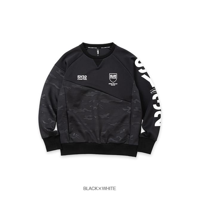 【SY32 SWEET YEARS】メンズ 防寒プルオーバー M ブラック SY32 by SWEET YEARS プルオーバー 長袖 メンズ おしゃれ ブランド