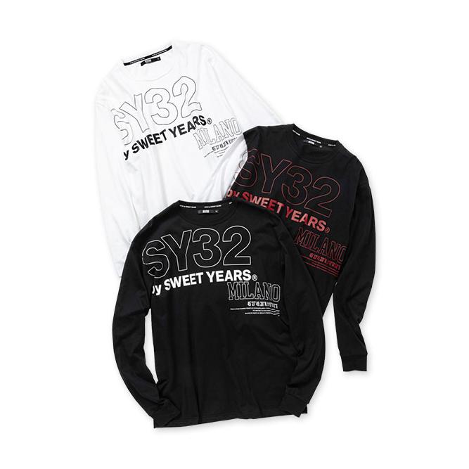 SY32 by SWEET YEARS ロングTシャツ メンズ おしゃれ ブランド ゴルフ スポー ツ 13536J お取り寄せ商品 SY32 by SWEET YEARS（エスワイサーティトゥバイスィートイヤーズ