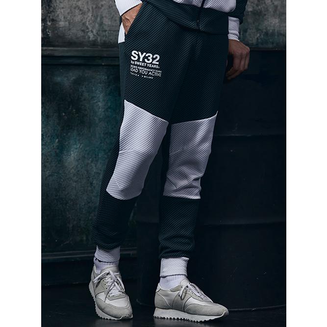 SY32 by SWEET YEARS クオーターフェイスパンツ ロングパンツ