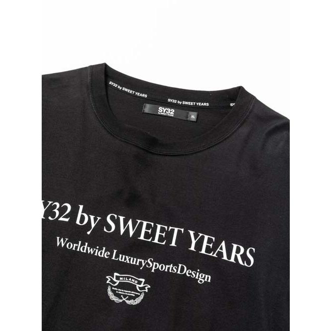 SY32 by SWEET YEARS ロゴ Tシャツ ロンT 長袖 メンズ ブランド