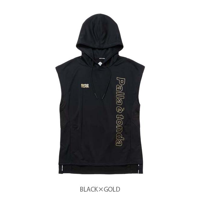 SY32 by SWEET YEARS ロゴ パーカー ノースリーブ メンズ ブランド