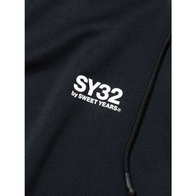 SY32 by SWEET YEARS ロゴ パーカー ノースリーブ メンズ ブランド