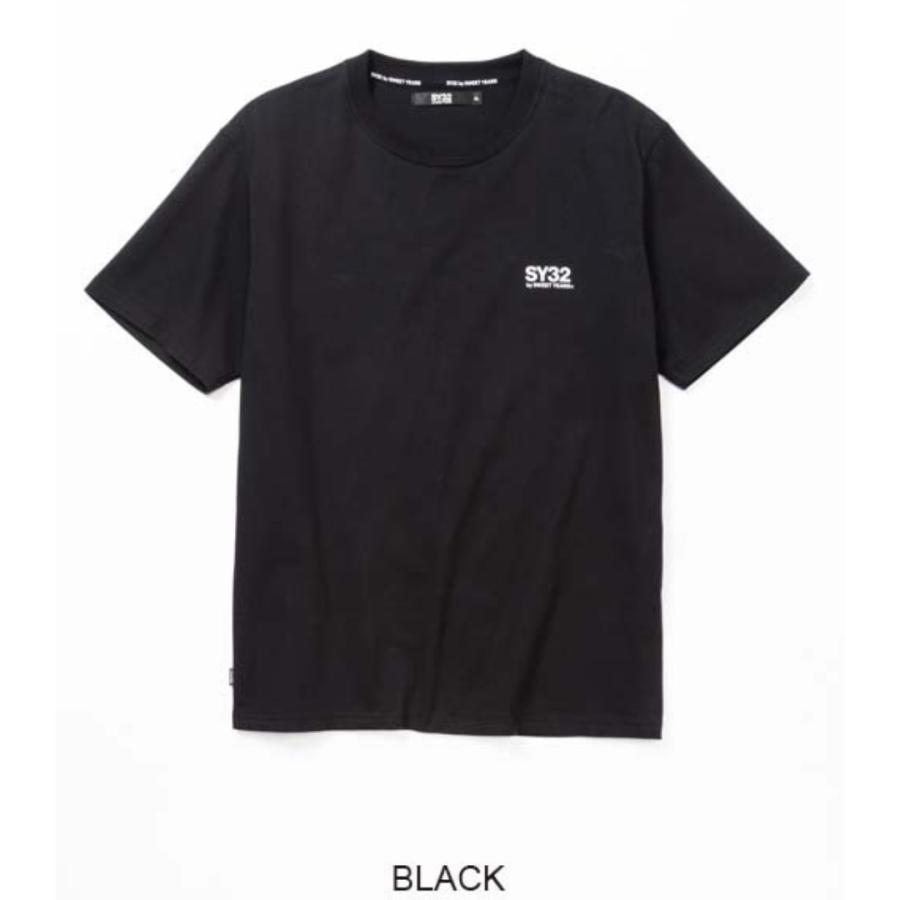 お取り寄せ商品 SY32 by SWEET YEARS バックプリント Tシャツ 半袖 メンズ ブランド おしゃれ かっこいい ゴルフ スポーツ サッカー 14370 SY32 by SWEET YEARS（エスワイサーティトゥバイスィートイヤーズ） お