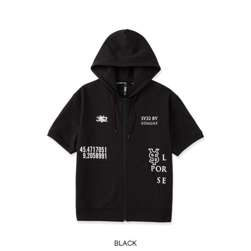 【SY32 SWEET YEARS】メンズ ジップアップパーカーMブラック BASIC ZIP HOODIE Ver.2.0 | ALL ITEMS | 【公式】SY32 by SWEET YEARS