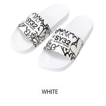 SY32 by SWEET YEARS シャワーサンダルホワイト SY32 by SWEET YEARS（エスワイサーティトゥバイスィートイヤーズ