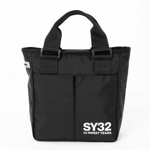 SY32 by SWEET YEARS ブラックトートバッグ SY32 by SWEET YEARS（エスワイサーティトゥバイスィートイヤーズ