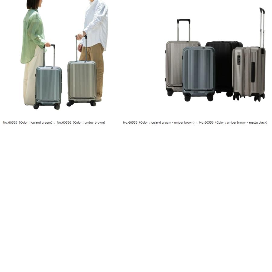 BERMAS　バーマス スーツケース　キャリーケース　No.60255 BERMAS（バーマス） スーツケース キャリーケース 54L 58cm 3.6kg 3泊