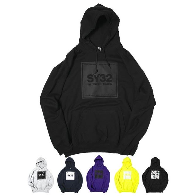 Sy32 By Sweetyears パーカー スエット メンズ ブランド おしゃれ Square Logo 9301j 9301j Lifestyle Select Store Trues 通販 Yahoo ショッピング