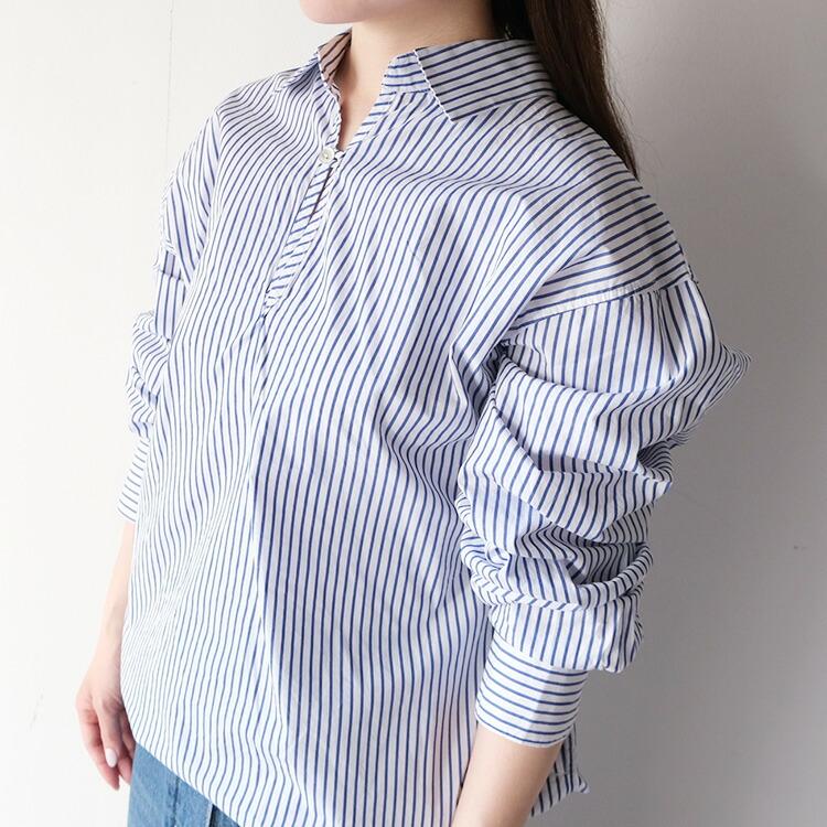 vent blanc（ヴァンブラン） VENT BLANC+ プリュス スキッパー シャツ