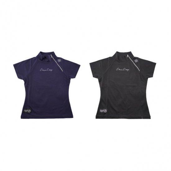 DOCUS Tシャツ モックシャツ 半袖 ゴルフ レディース おしゃれ ブランド かっこいい かわいいDCL22S001 DOCUS（ドゥーカス） DOCUS Tシャツ モックシャツ 半袖 ゴルフ