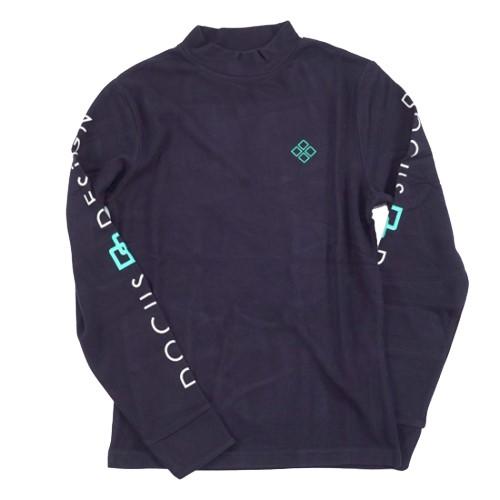 DOCUS ドゥーカス モックネック Tシャツ 長袖 プルオーバー レディース ゴルフウェア おしゃれ かわいい DCL23A003 DOCUS（ドゥーカス） モックネック Tシャツ 長袖 プルオーバー